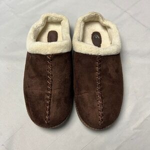 Dr. Scholl's Moccasin Slippers Cozy Faux Fur Lined Comfort Brown‎ Size 10M